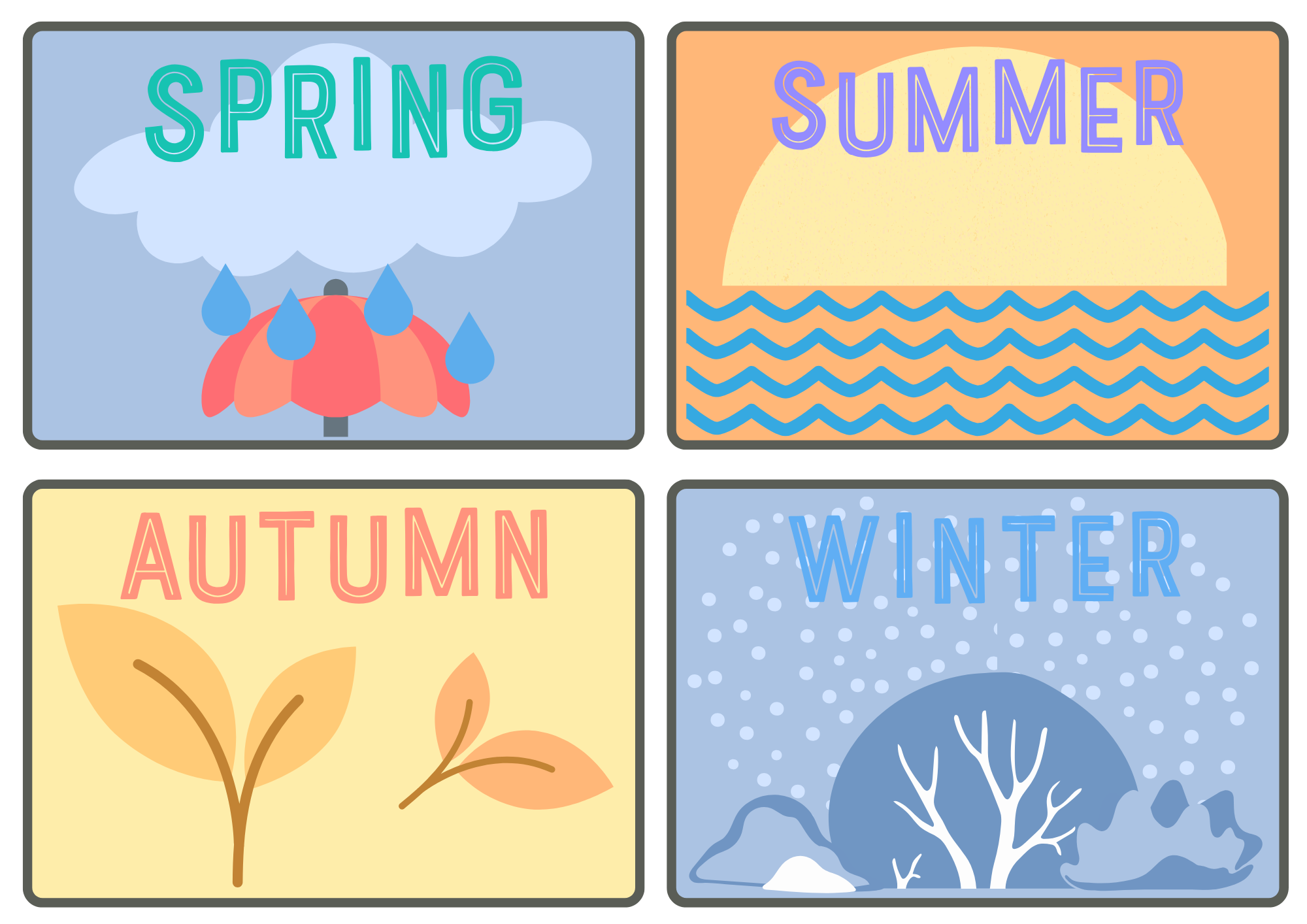 Child learning weather